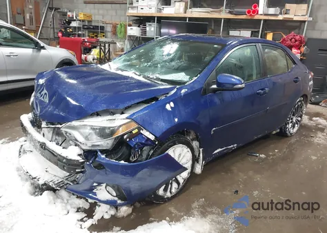 2014 Toyota Corolla S Plus z USA, uszkodzony, nr VIN 2T1BURHE2EC217645